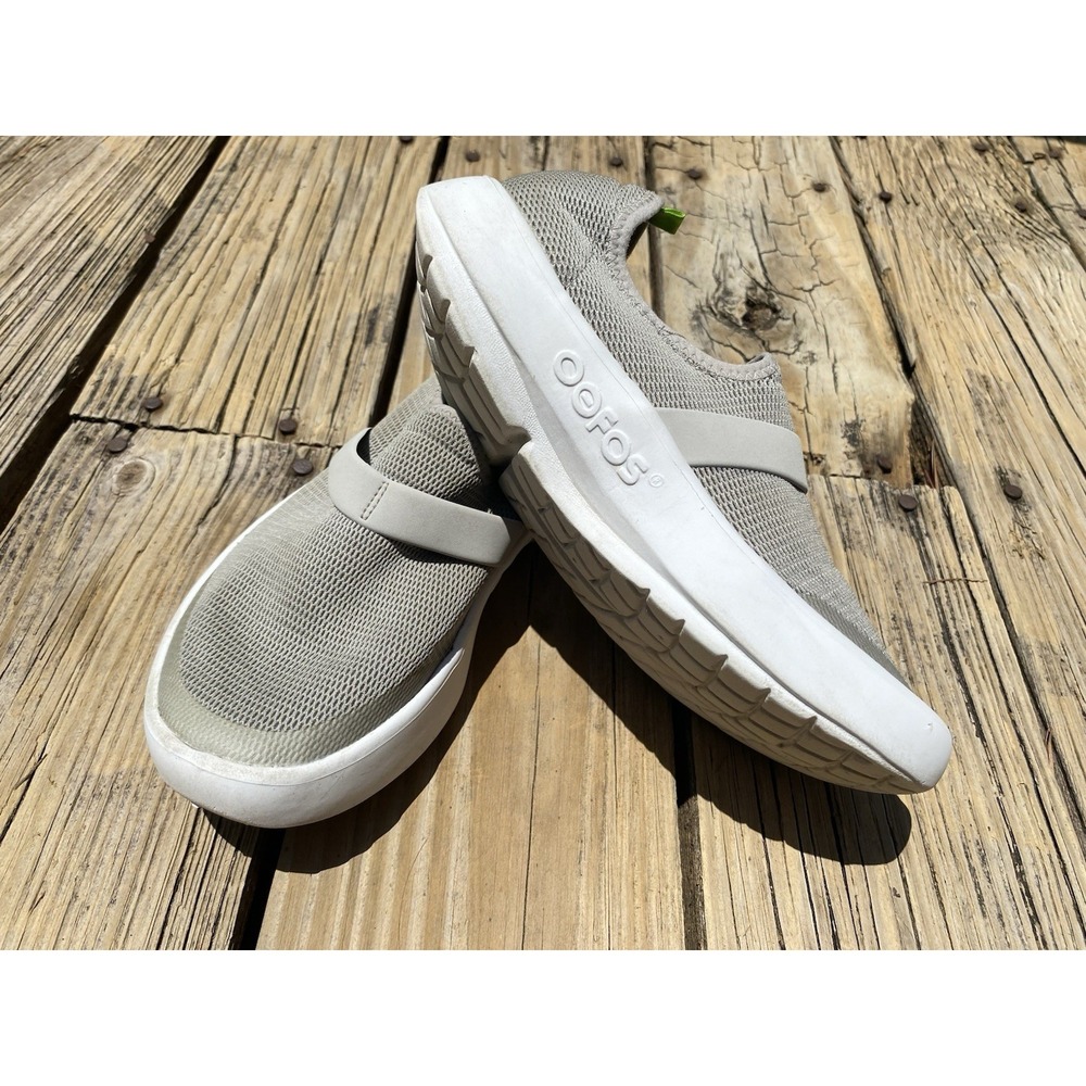 Oofos Oomg Eezee Low Women's Size 7 Slip On Recovery Shoe Sneaker Gray